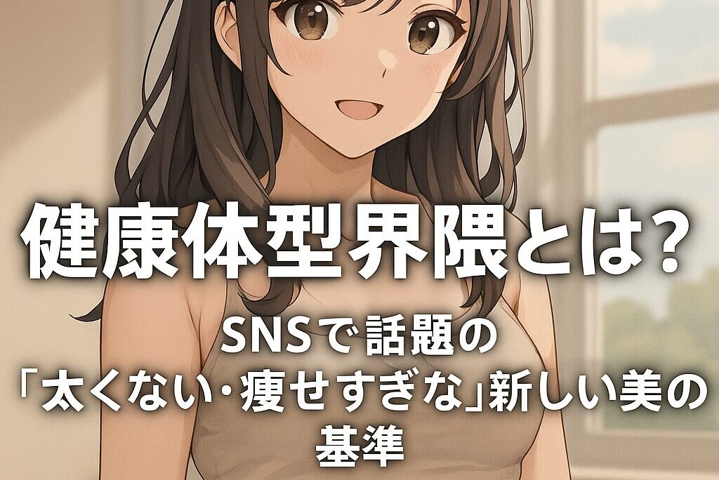 健康体型界隈とは？基準は？SNSで話題の“太くない・痩せすぎない”新しい美の基準