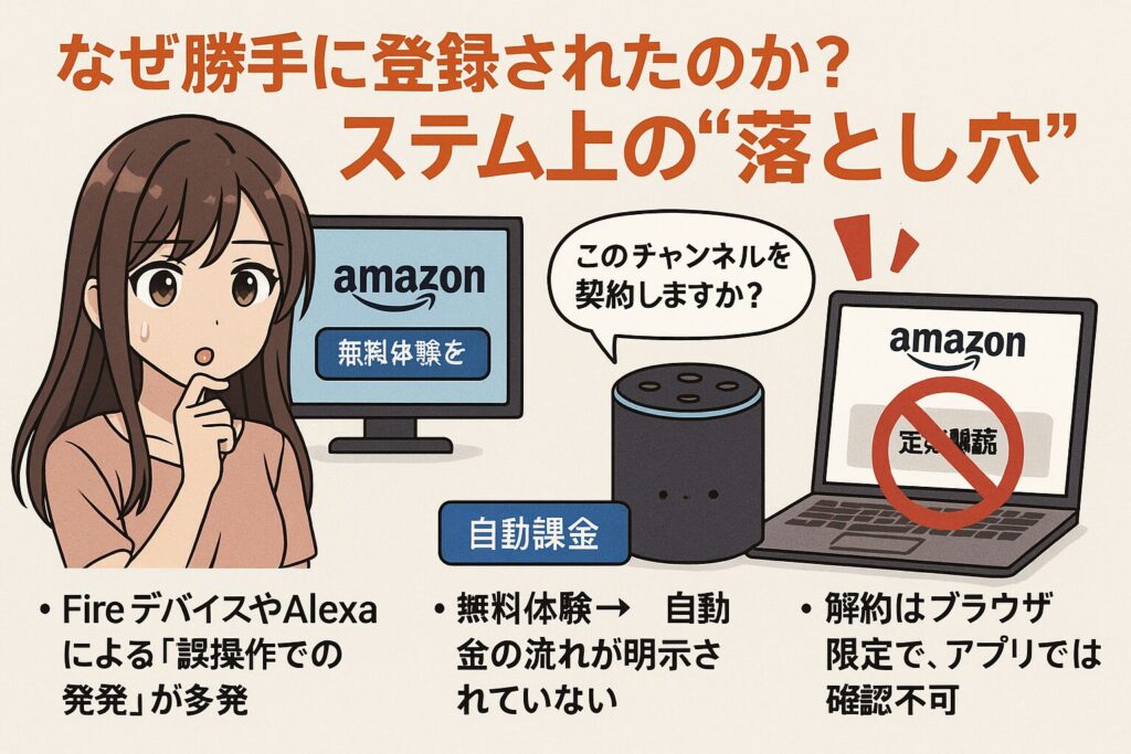 Amazonで勝手にサブスク登録?FODやアニメが知らぬ間に課金?と話題