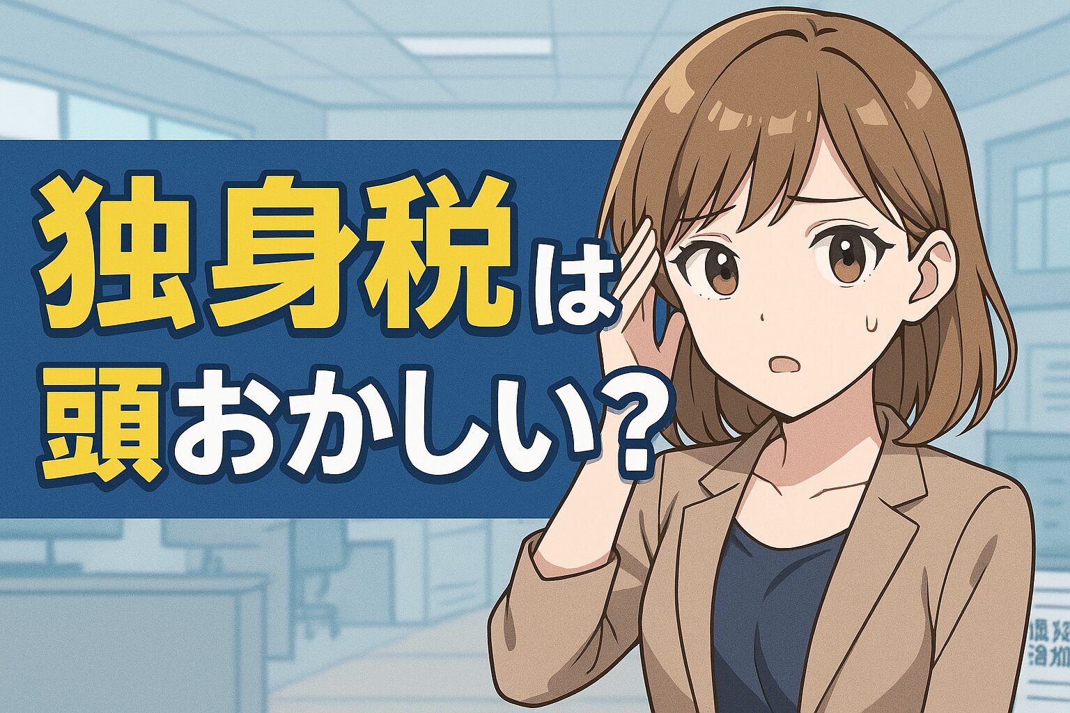独身税は頭おかしい？簡単にわかりやすく子育て支援金制度を解説