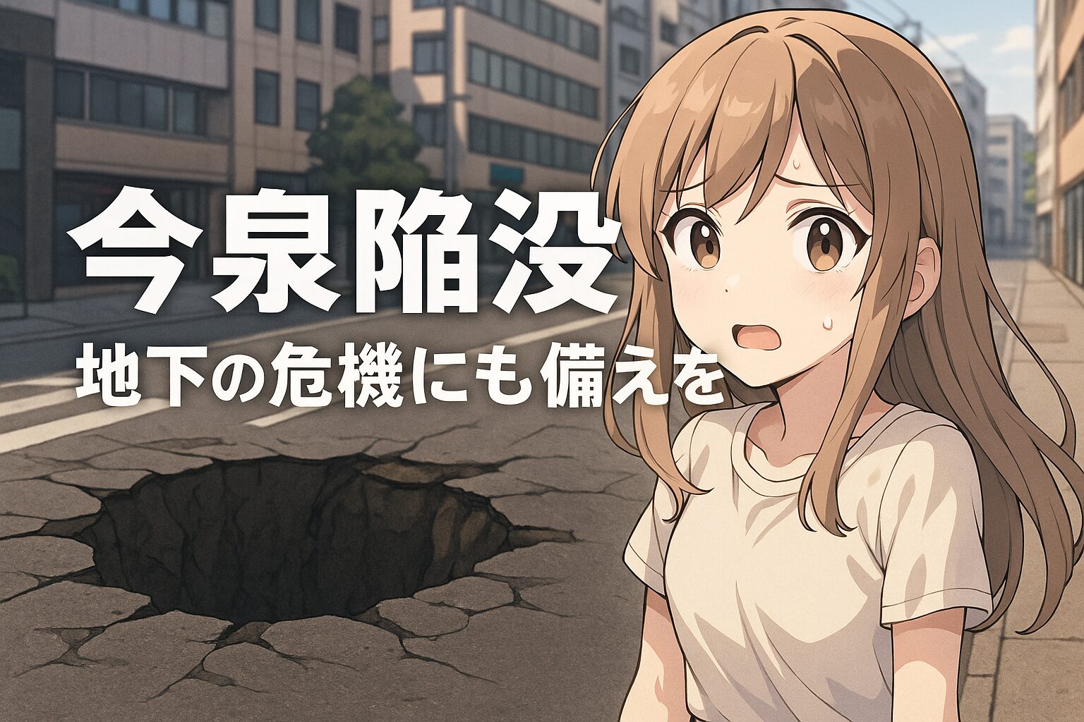 新たな道路陥没事故はどこ？“地下の危機”だと話題に