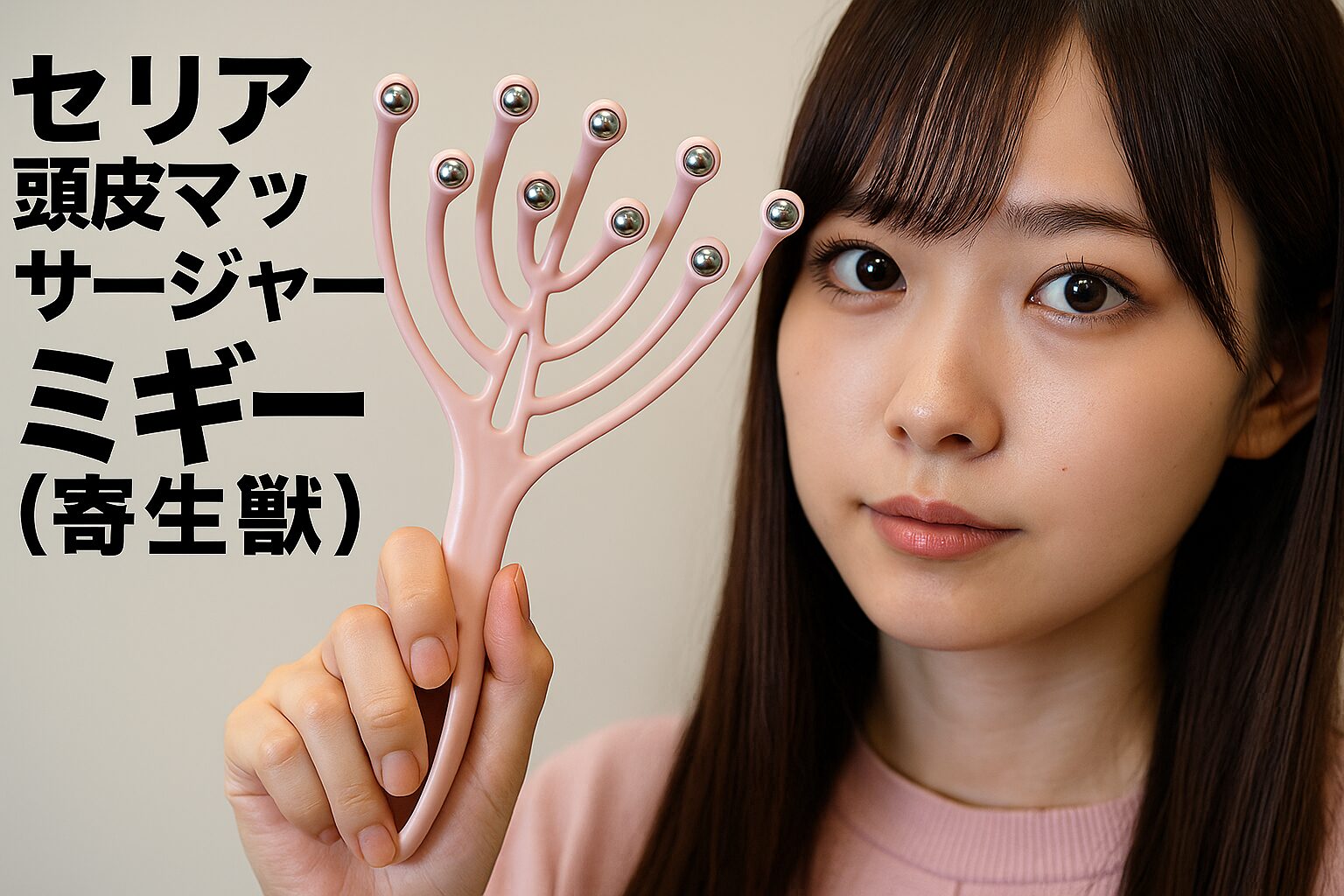 セリアの頭皮マッサージャーが“寄生獣ミギー”にそっくりと話題！