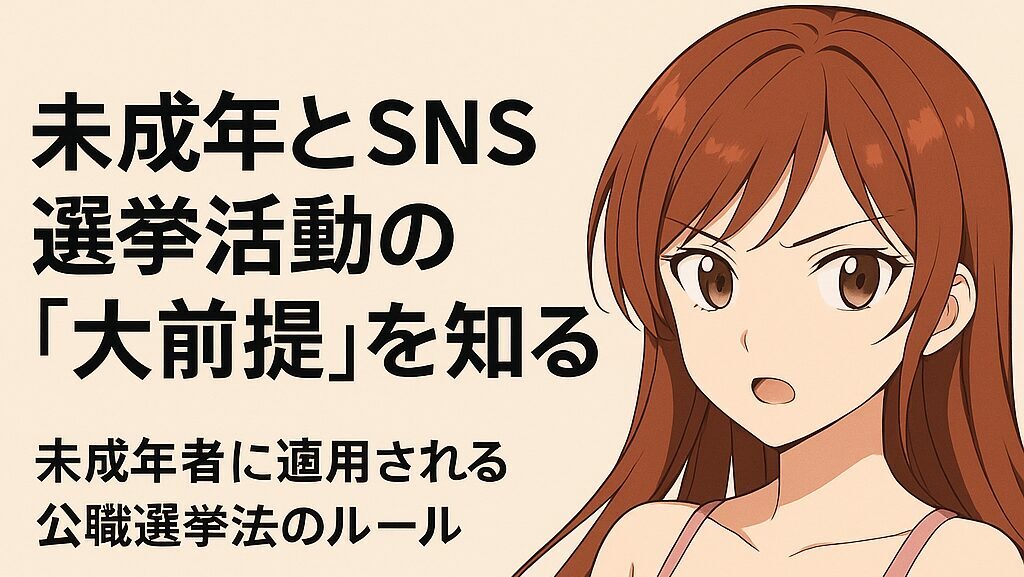 SNSで選挙に触れて大丈夫?未成年の『いいね』やリポストに意外なリスク