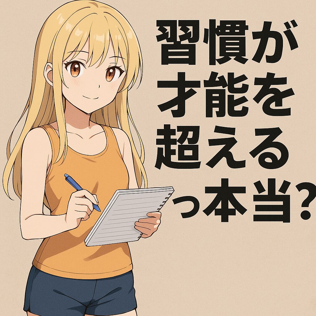 習慣が才能を超えるって本当?実例と科学で考えてみる