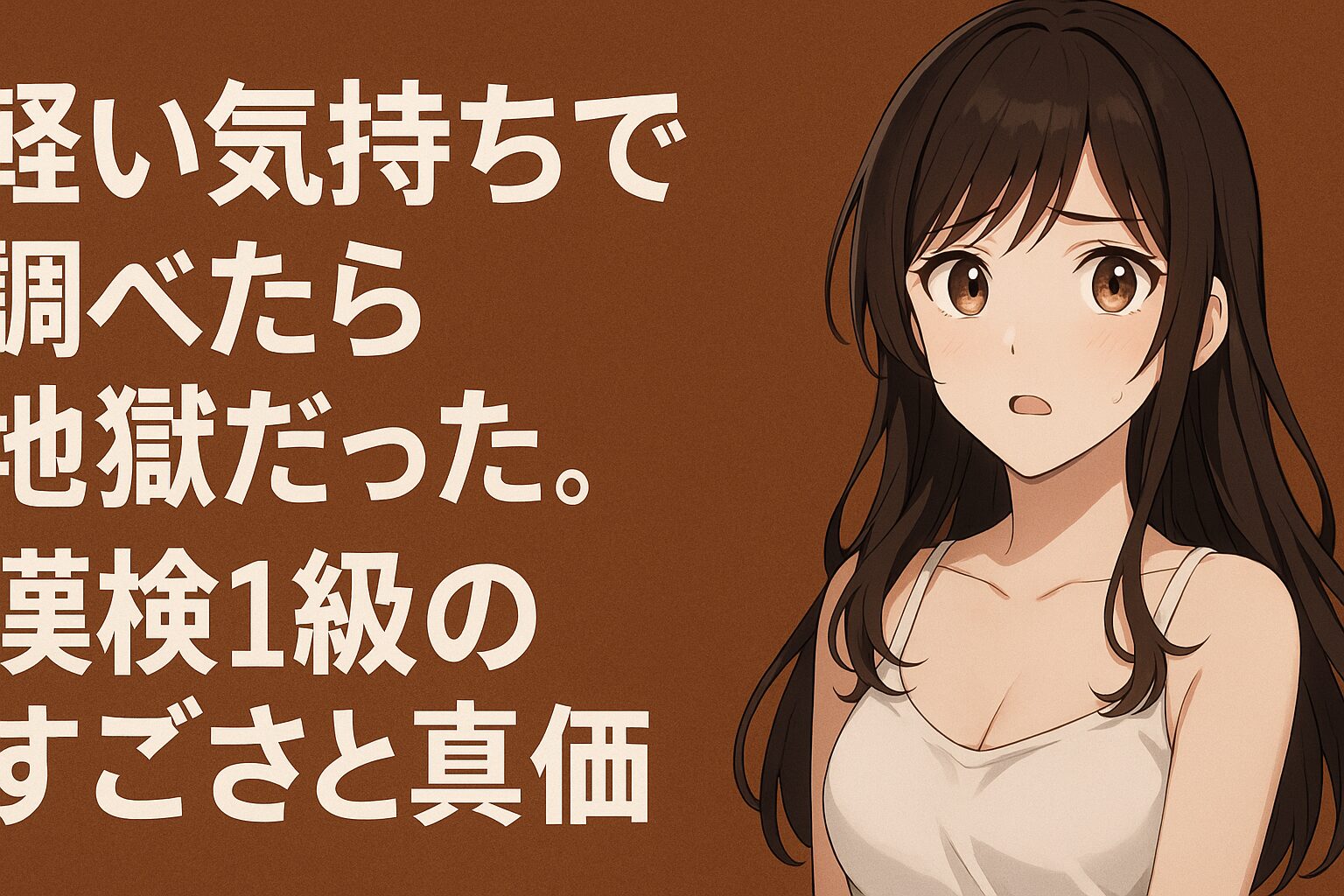 漢検1級のすごさとは？知らずに受けると痛い目みる？