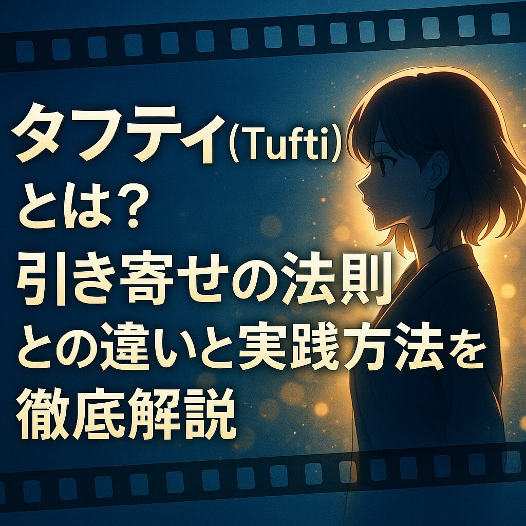 【簡単解説】タフティ（Tufti）とは？引き寄せの法則との違いと実践方法