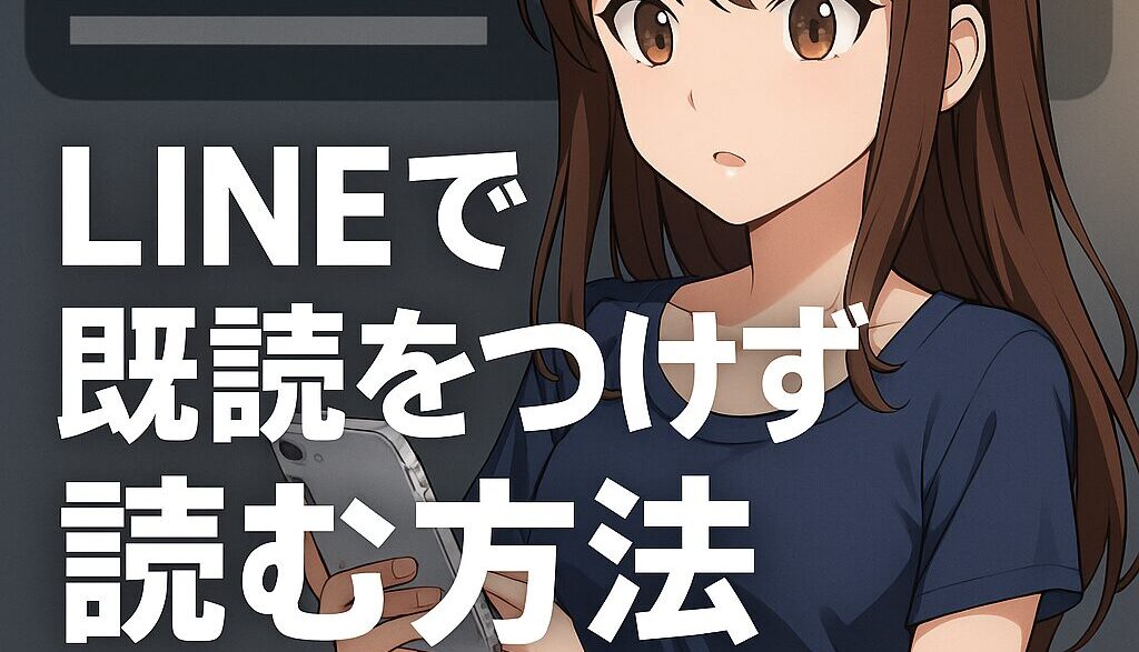 LINEで既読をつけずに長文・画像・動画を確認する方法【iPhone】