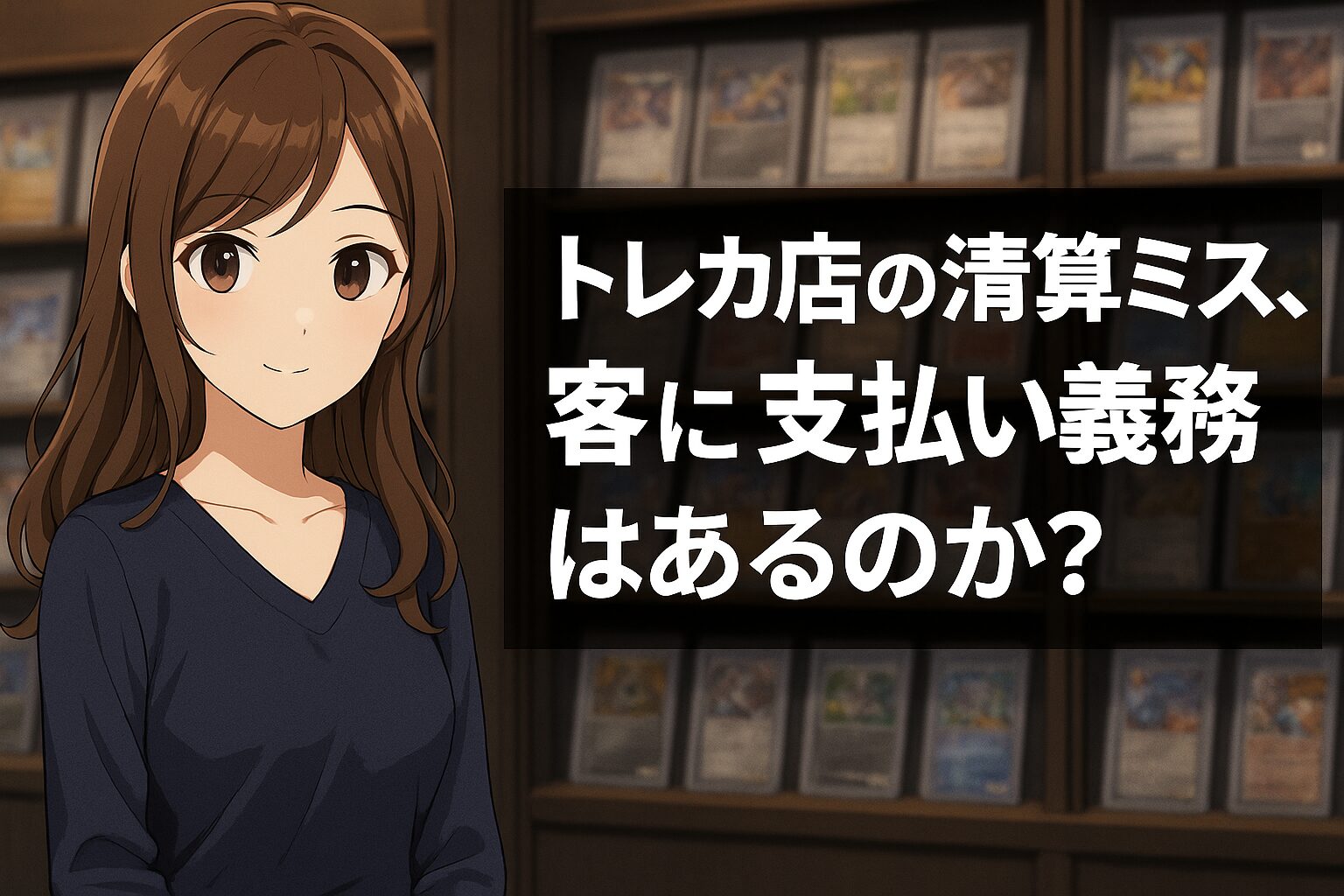 トレカ店の清算ミス、客に支払い義務はあるのか？店の対応がSNS炎上で話題