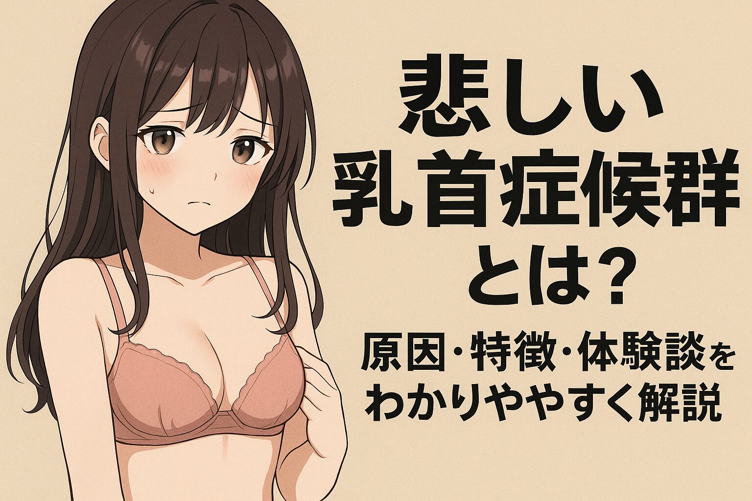 悲しい乳首症候群とは？原因・特徴・体験談をわかりやすく解説