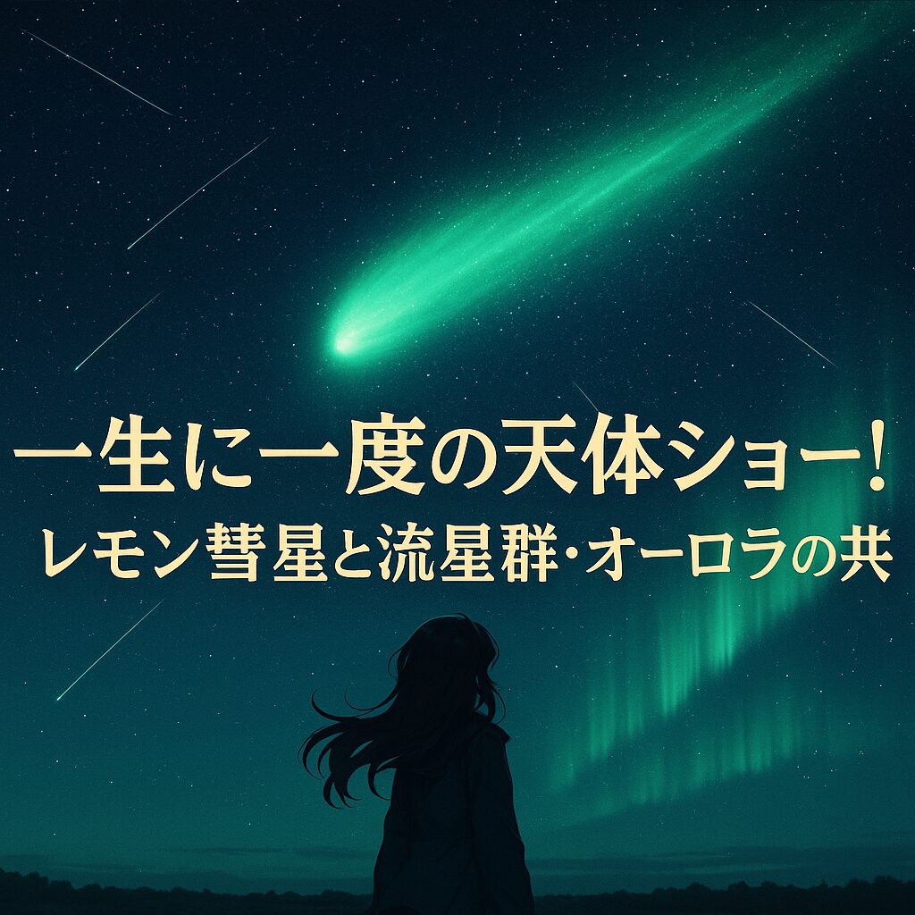 緑の彗星レモン彗星2025｜いつどこで見える？観測条件とは