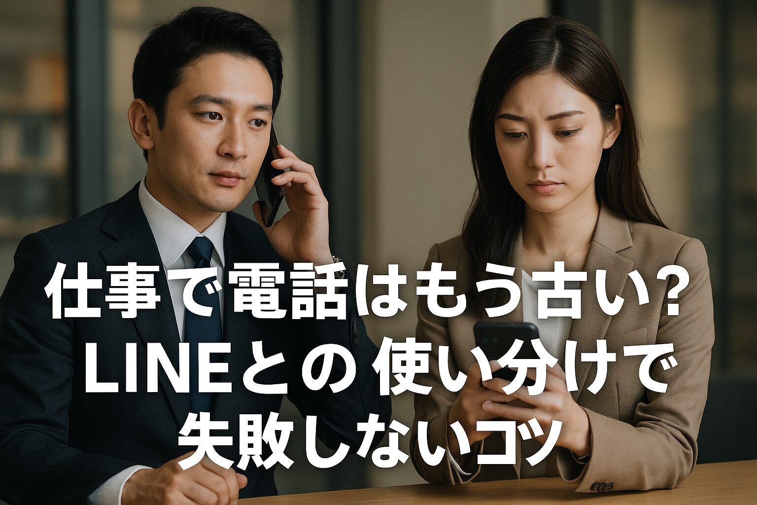 仕事で電話はもう古い？LINEとの使い分けで失敗しないコツ