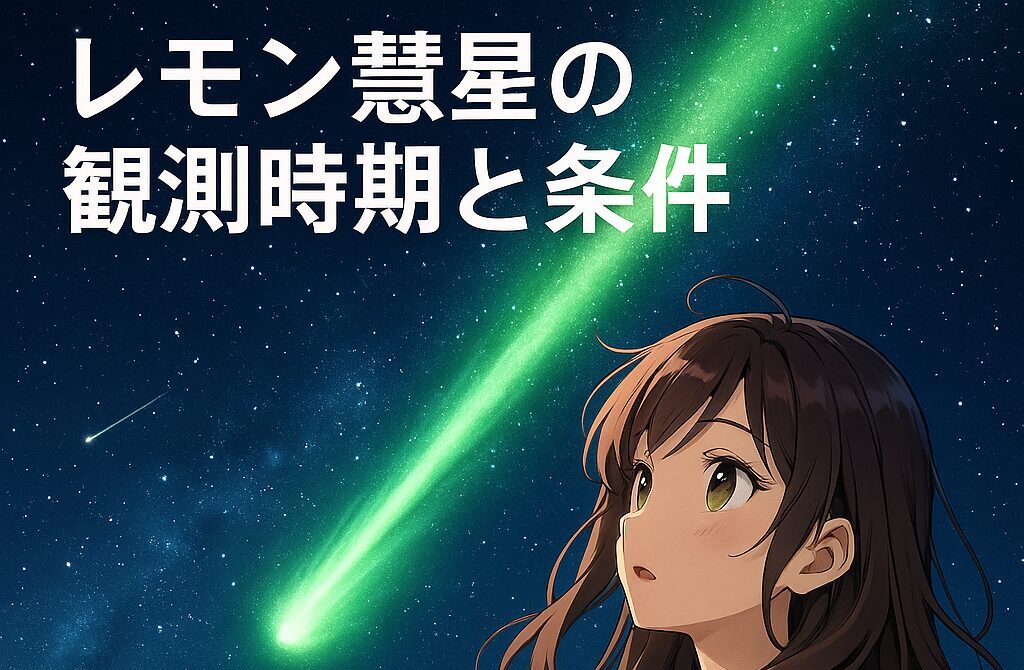 緑の彗星レモン彗星2025|いつどこで見える?観測条件とは