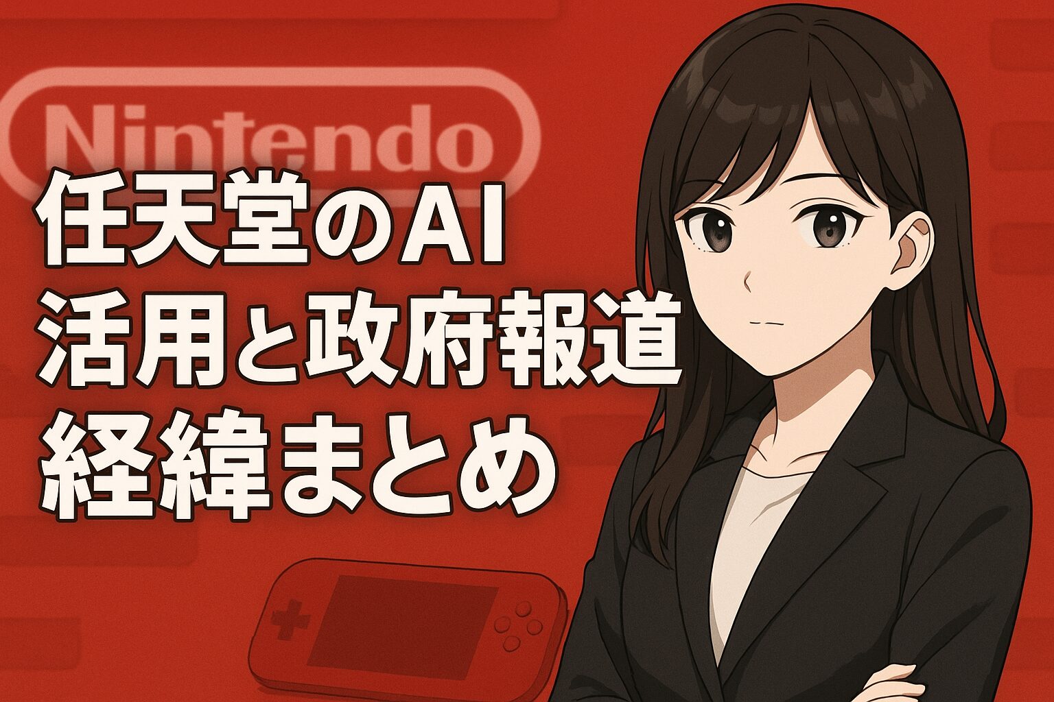 任天堂のAI活用と政府報道の経緯まとめ｜ロビー活動“否定”までの流れは？