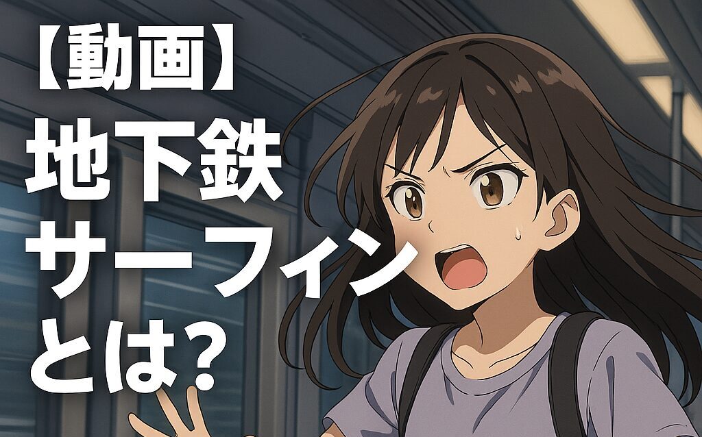 【動画】地下鉄サーフィンとは？なぜ流行？事故多発で話題