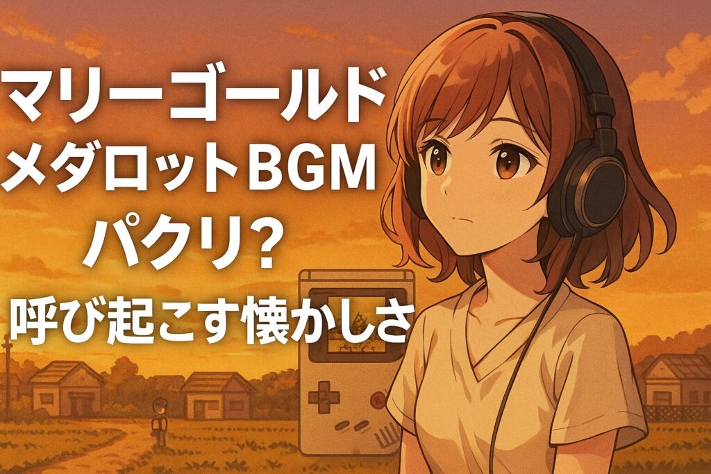 マリーゴールドはメダロットBGMのパクリ?呼び起こす懐かしさ