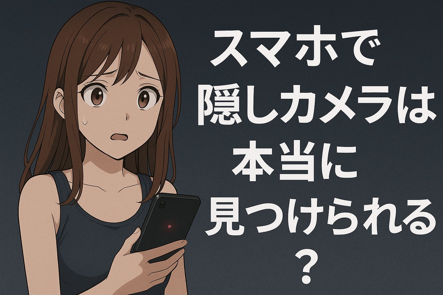 スマホで隠しカメラは本当に見つけられる？今日から試せるやり方は？