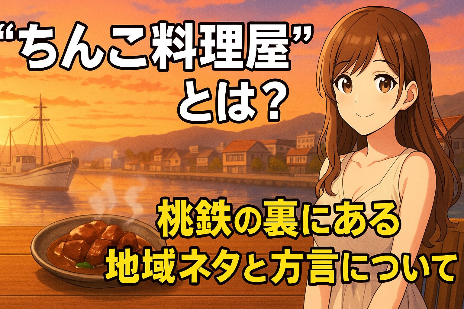“ちんこ料理屋”とは何？桃鉄地域ネタと方言について
