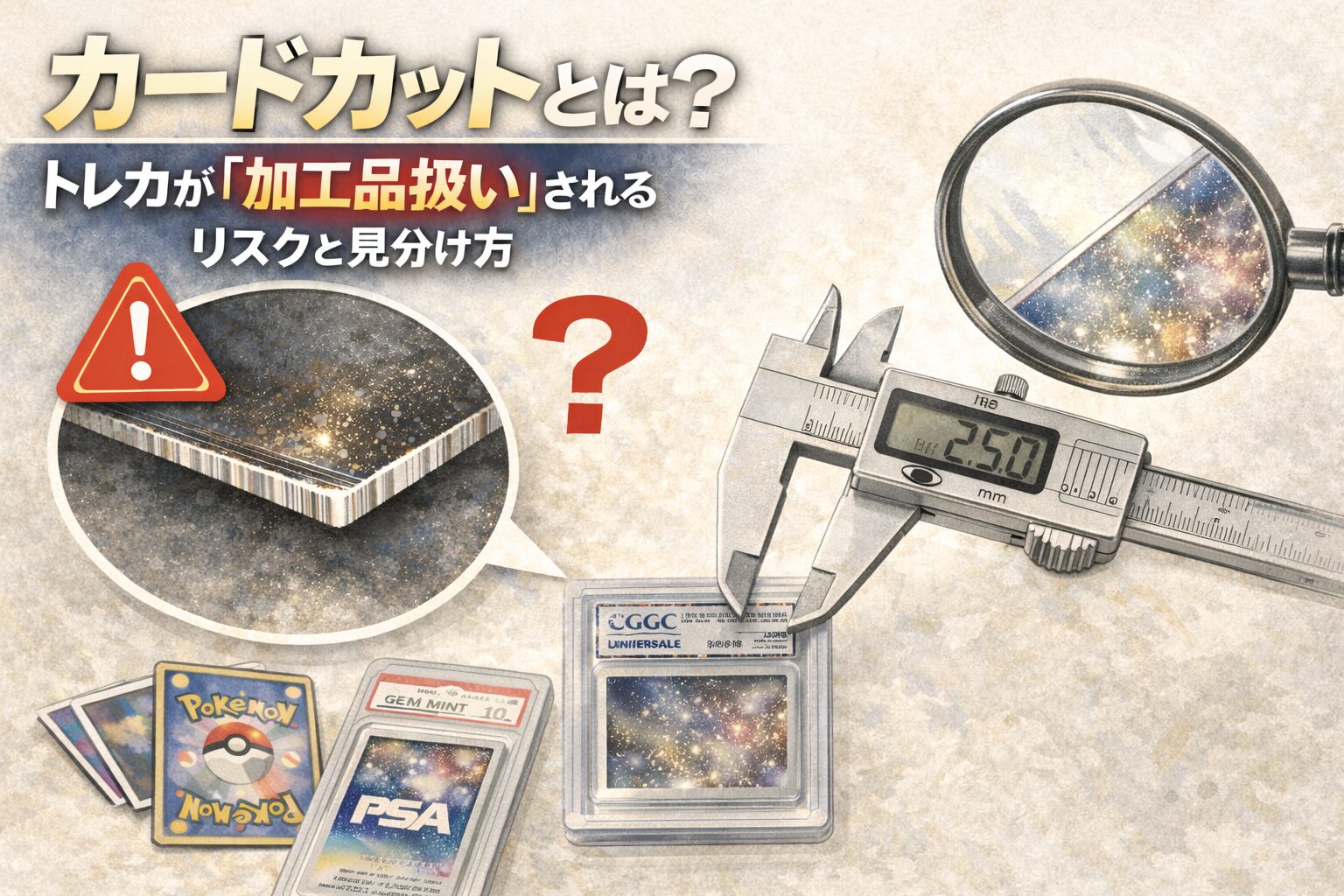 カードカットとは？トレカが「加工品扱い」されるリスク？