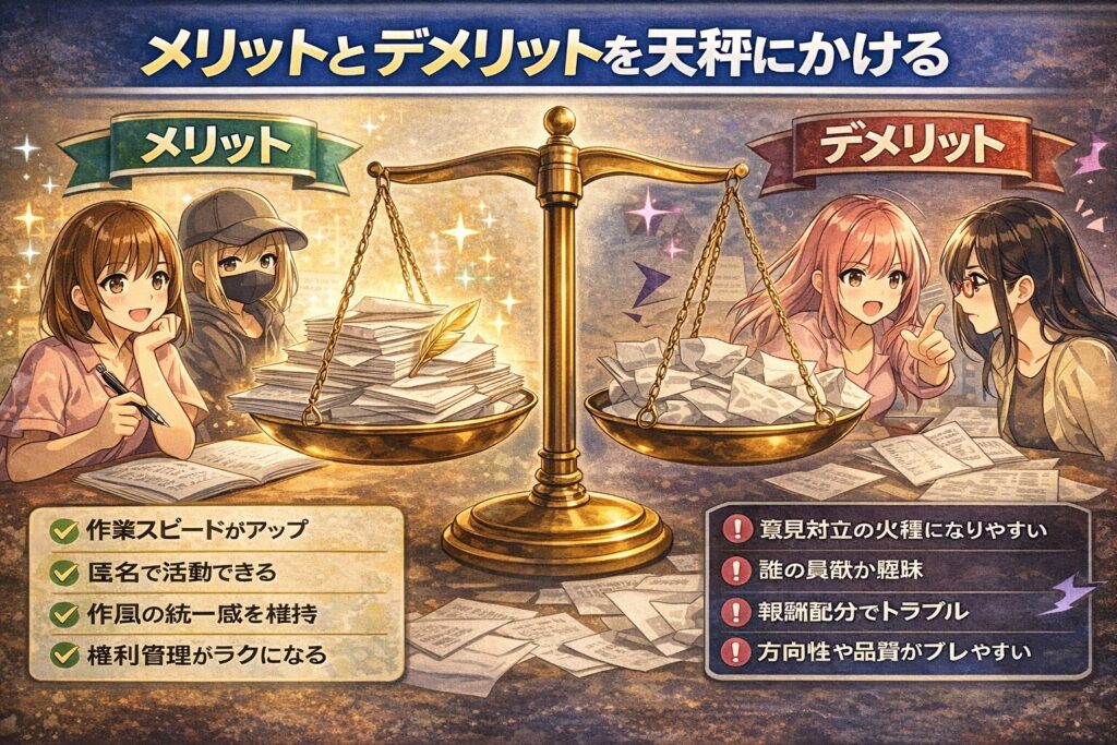 共同ペンネームとは?「この作品、本当に同じ人が書いてるの?」