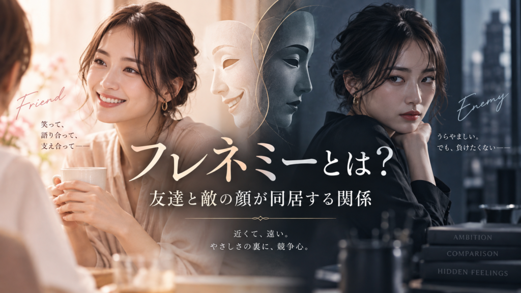 フレネミーとは?友達と敵の顔が同居する関係